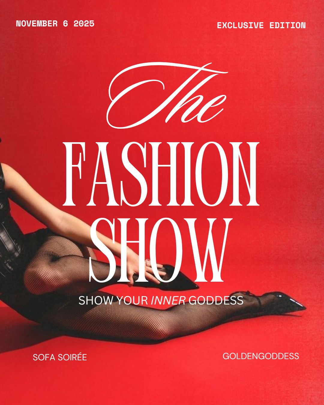 Sofa Soirée x Golden Goddess – Fashion Show Edition